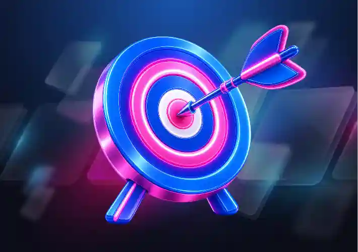 SkyCrown Casino target icon with a dart hitting the bullseye